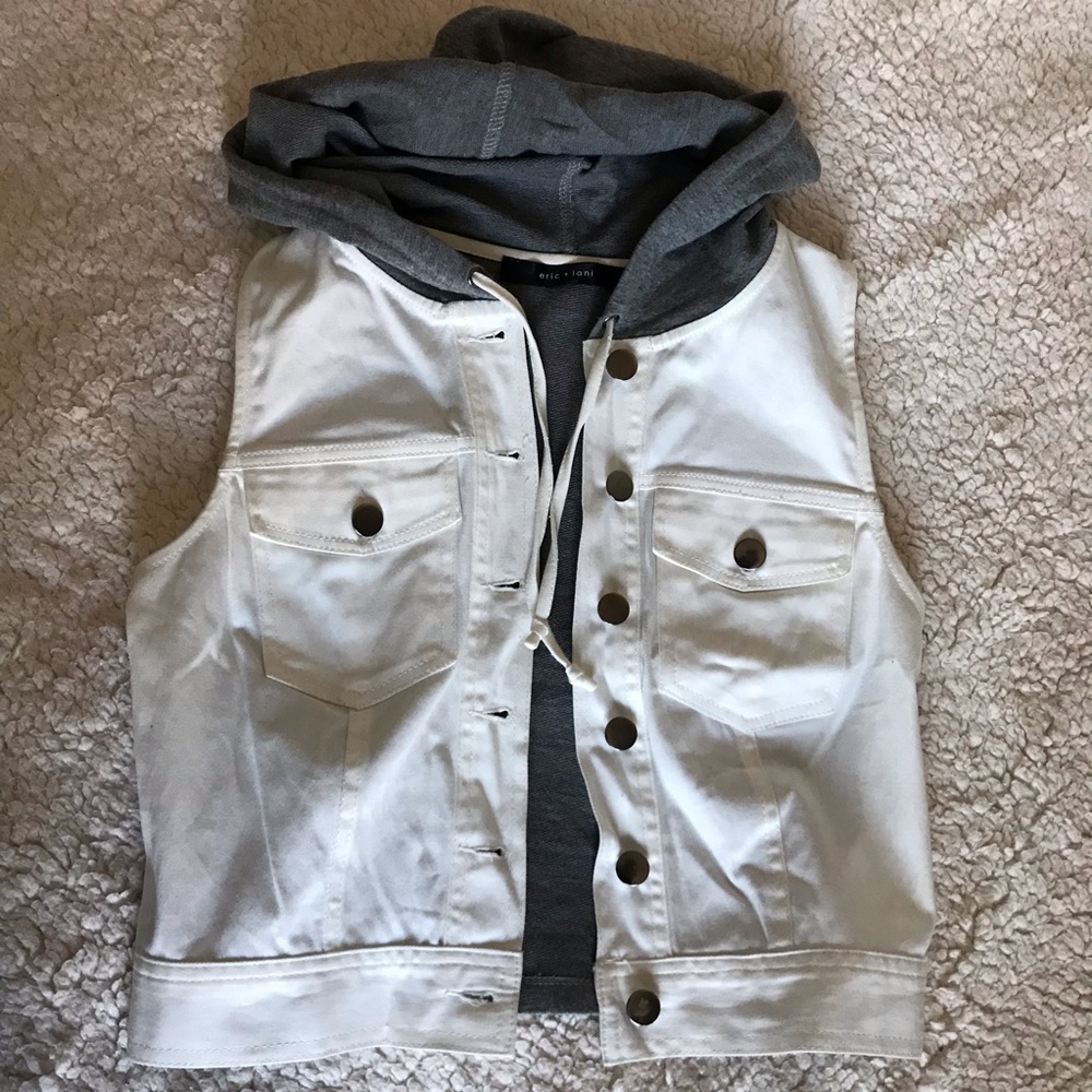 Eric + Lani half denim vest